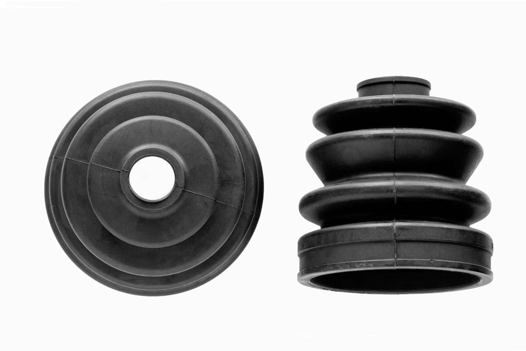 Protective rubber cover for suspension